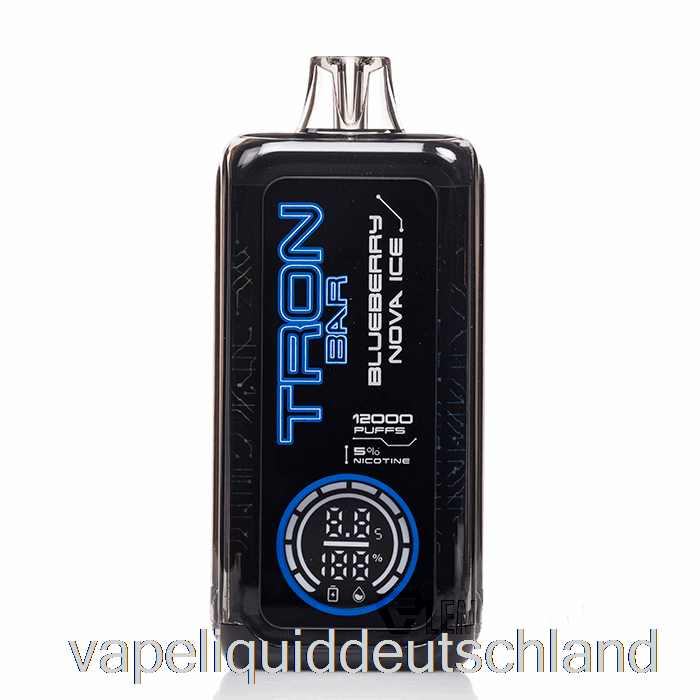 Tron Bar 12k Einweg-Vape-Flüssigkeit Blueberry Nova Ice